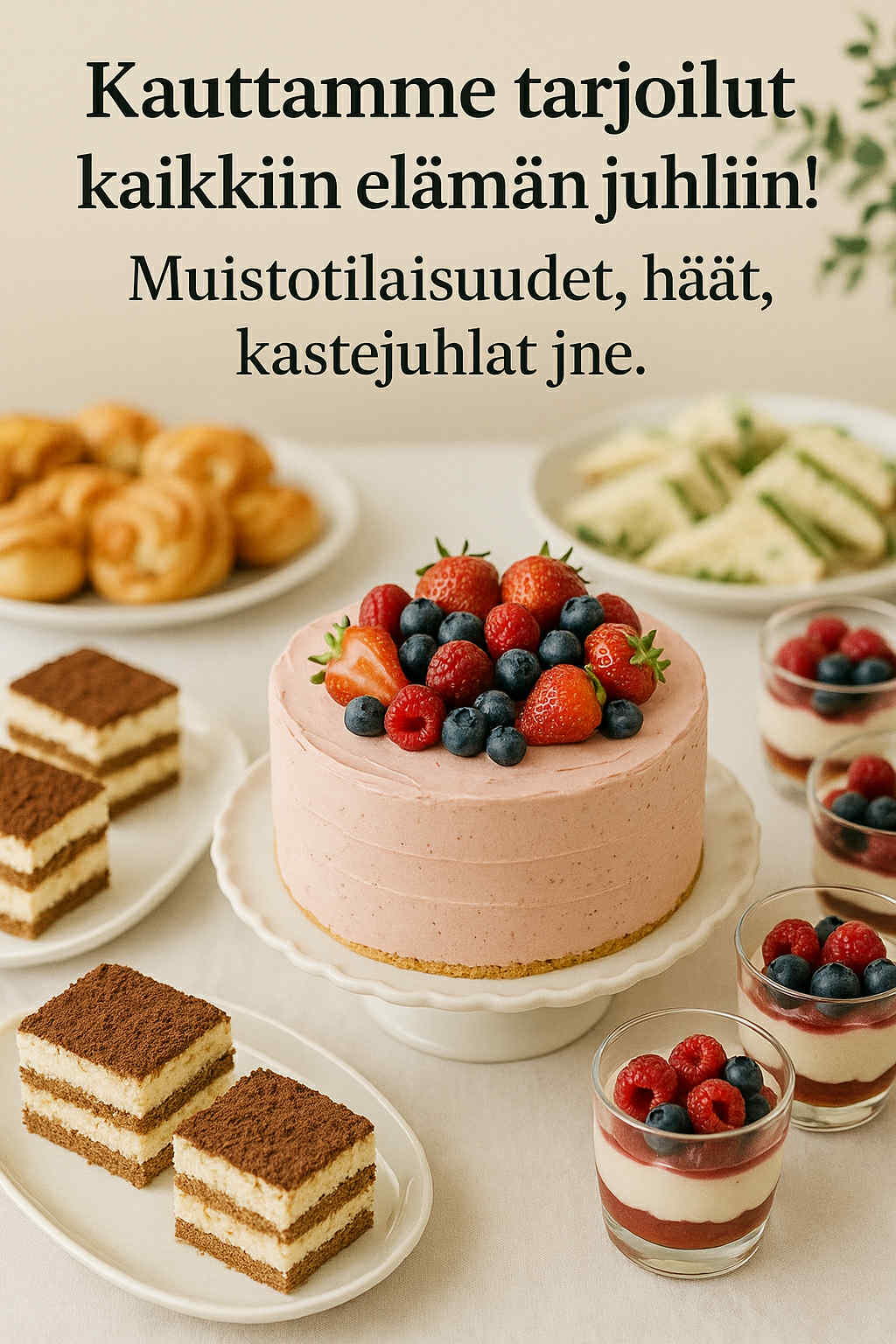 Kauttamme tarjoilut kaikkiin elämän juhliin