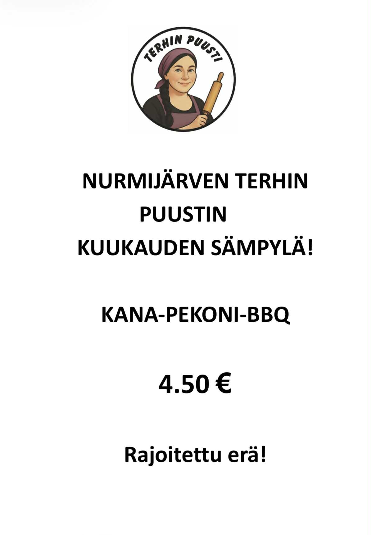 Kuukauden sämpylä lokakuu Nurmijärven Terhin Puusti