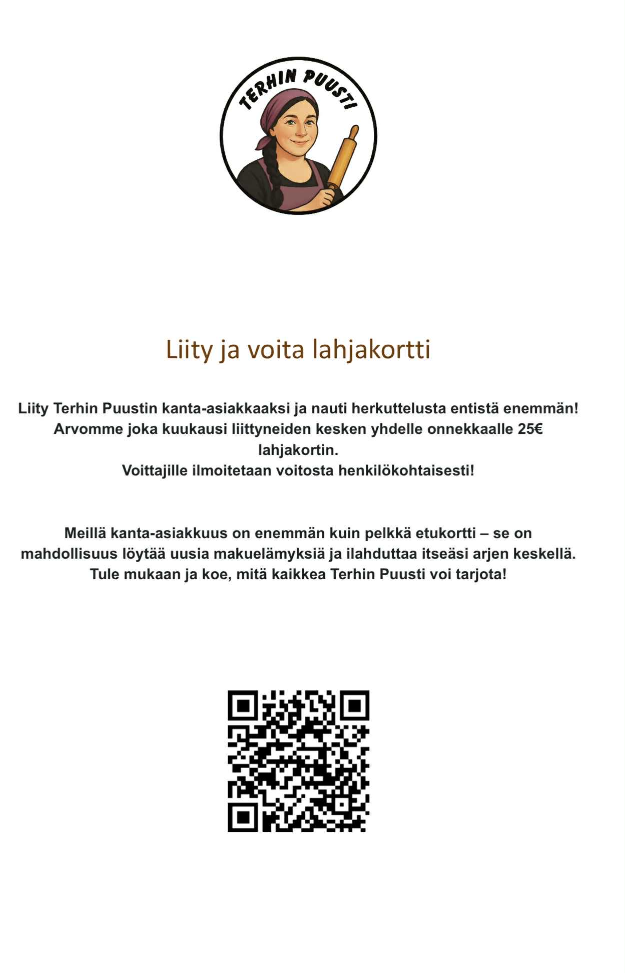 Liity ja voita lahjakortti