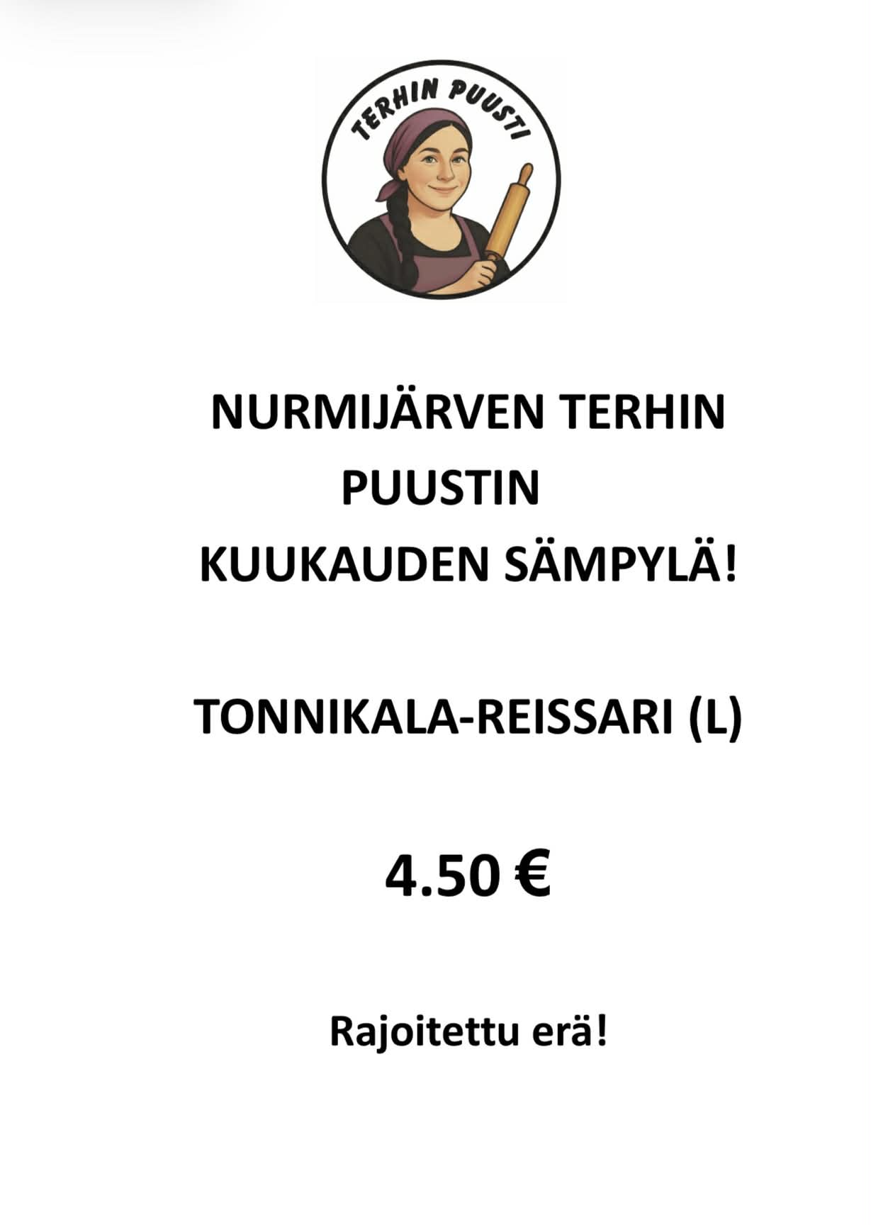 Kuukauden sämpylä maaliskuu 2026 Nurmijärvi