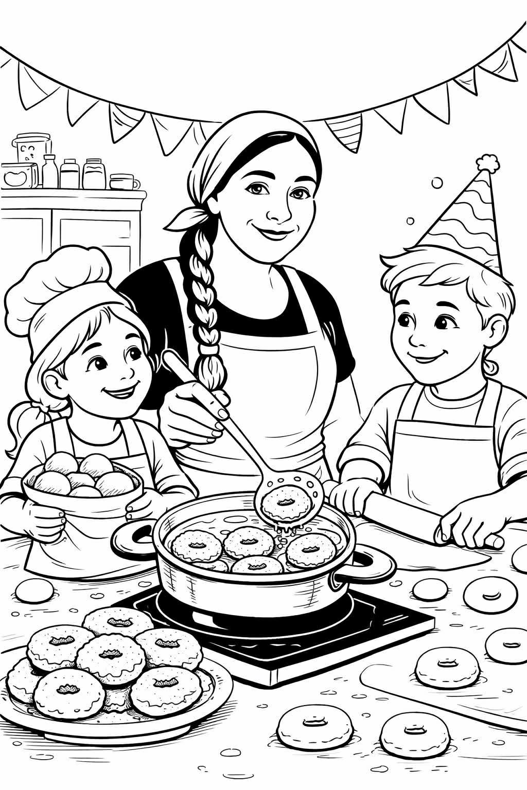 Värityskuvia lapsille vappu