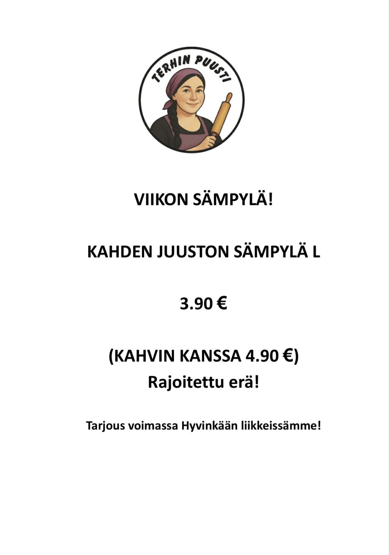 Viikon sämpylä vko 16 2026 Hyvinkää