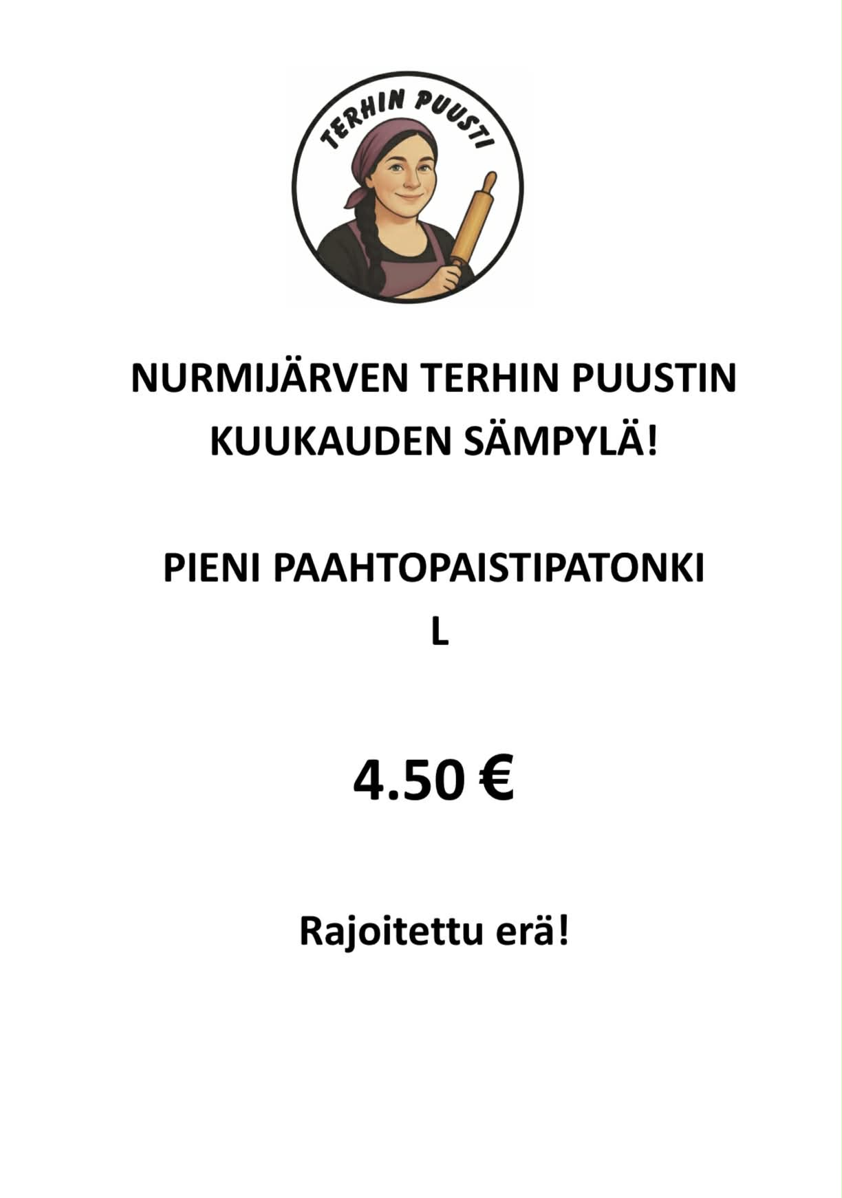 Kuukauden sämpylä toukokuu 2026 Nurmijärvi Terhin Puusti