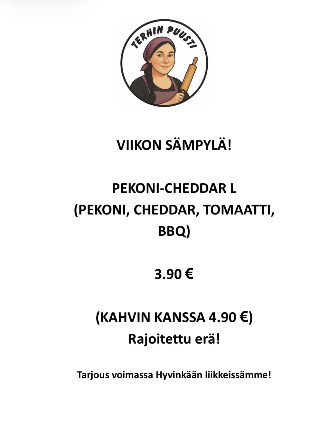 Viikon sämpylä vko 29 2026 Hyvinkää Terhin Puusti