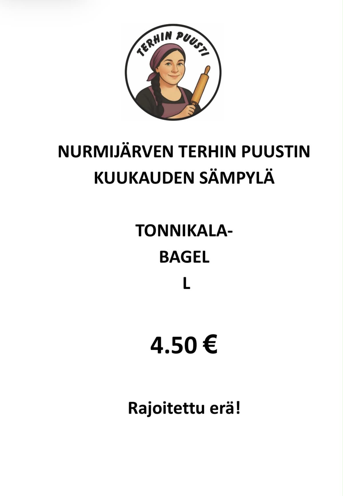 Kuukauden sämpylä syyskuu 2026 Nurmijarvi