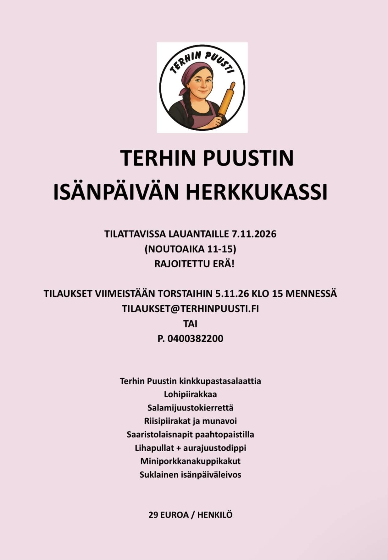 Isänpäivän herkkukassi 2026