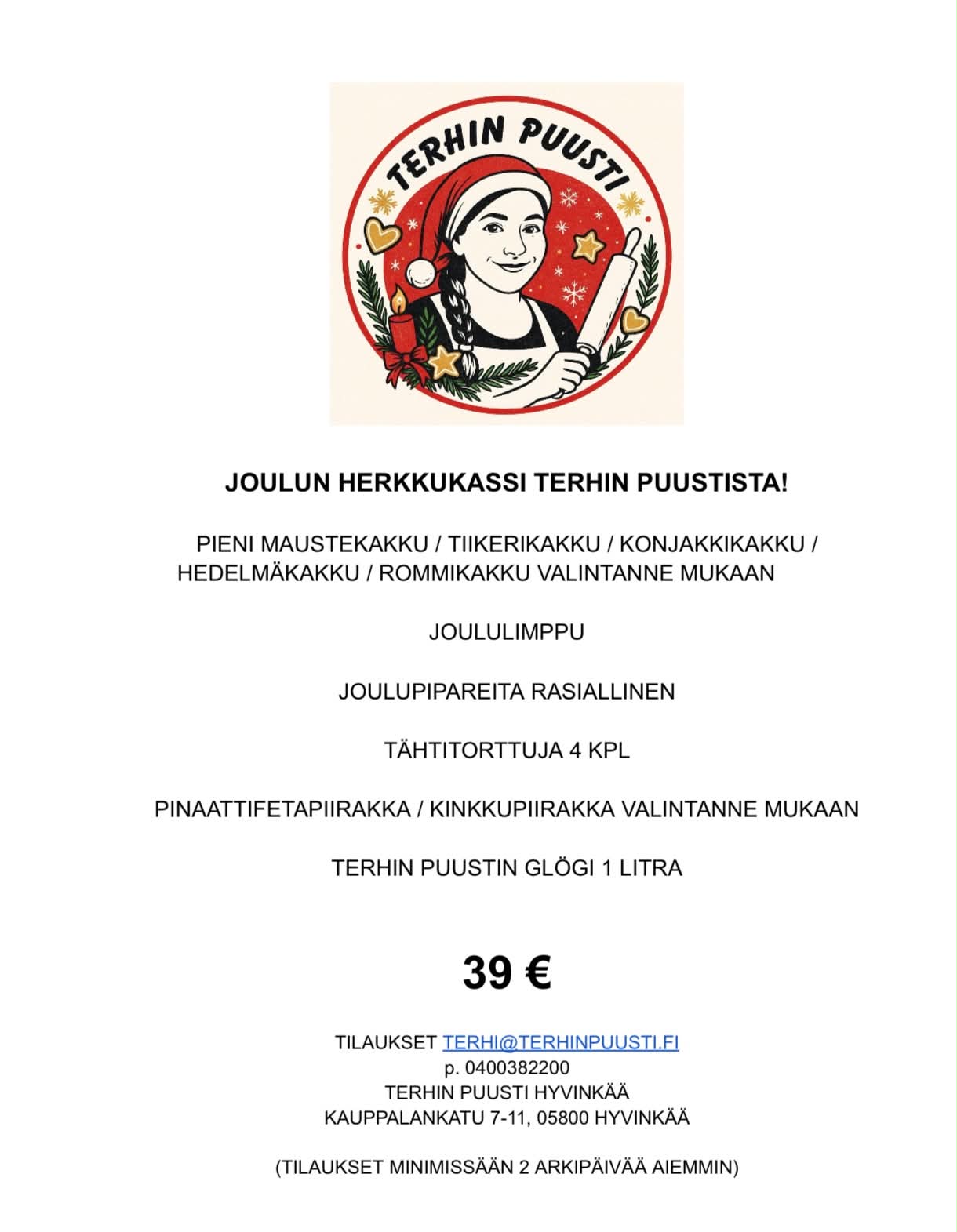 Joulun herkkukassi 2026 Terhin Puusti